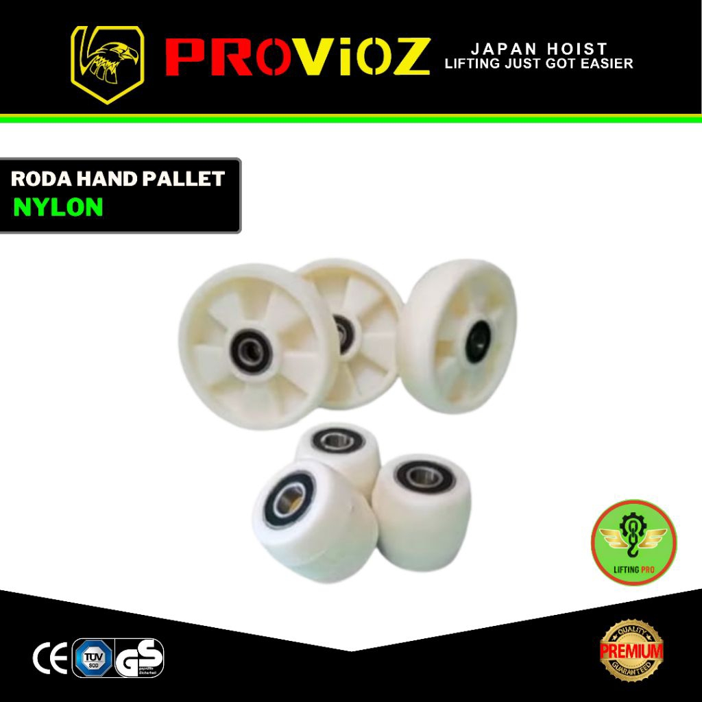 RODA HAND PALLET NYLON – PROVIOZ (Kecil & Besar)
