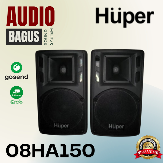HUPER 08HA150 Speaker Aktif 8" 8inch (Harga = 2pc)