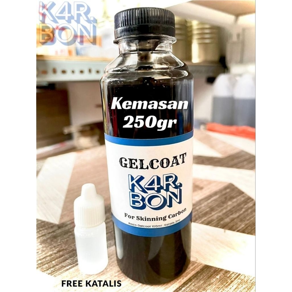 Gelcoat Perekat Serat Carbon Komposit 250gr
