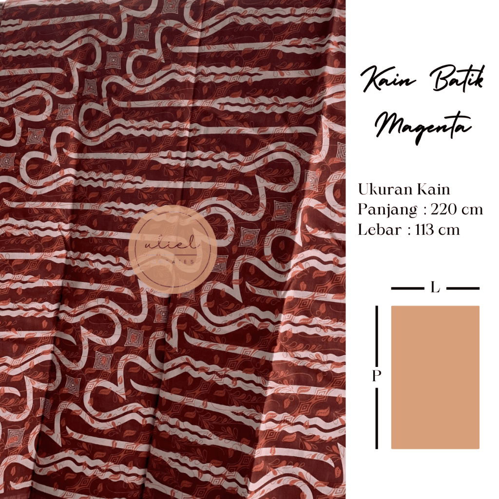 [PRELOVED] Kain Batik Magenta