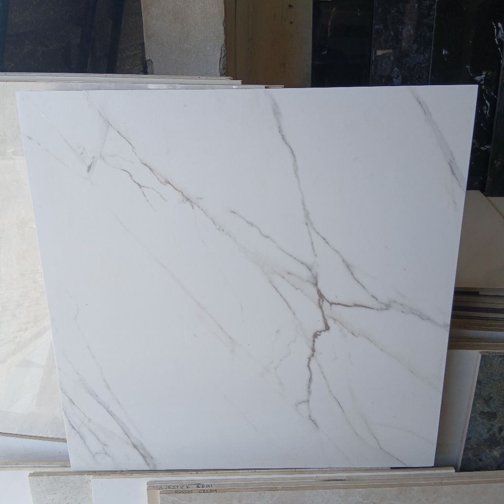 GRANIT LANTAI Matte 60x60 statuario  (CHAT ADMIN/BACA DESKRIPSI SEBELUM MEMBELI)