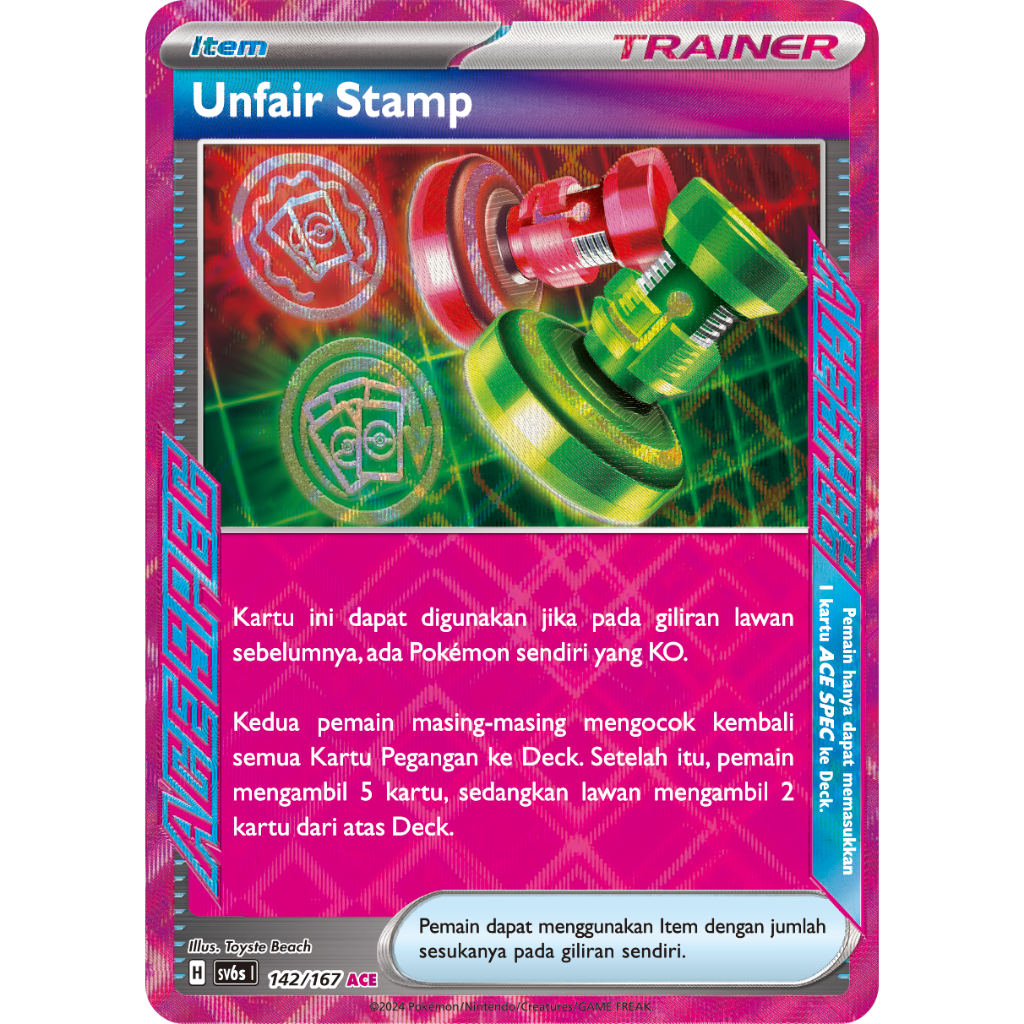 UNFAIR STAMP ACE