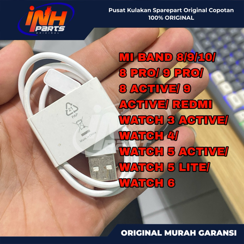 KABEL CHARGER CABLE MAGNETIC XIAOMI MI BAND 8/9/10/ 8 PRO/ 9 PRO/ 8 ACTIVE/ 9 ACTIVE/ REDMI WATCH 3 