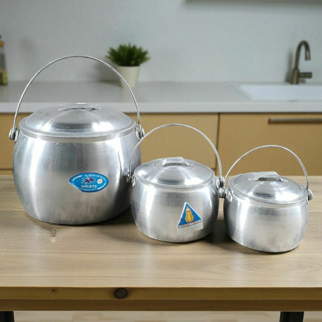 Periuk Nasi Alumunium / Panci Nasi Periuk Jadul