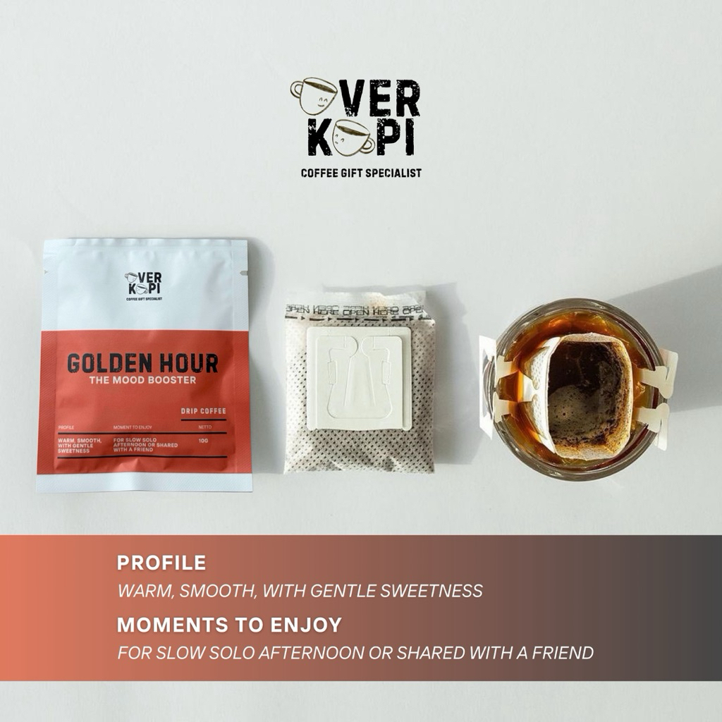 Over Kopi - Golden Hour | Single Origin Drip Coffee | Coffee Gift & Hampers | Kopi