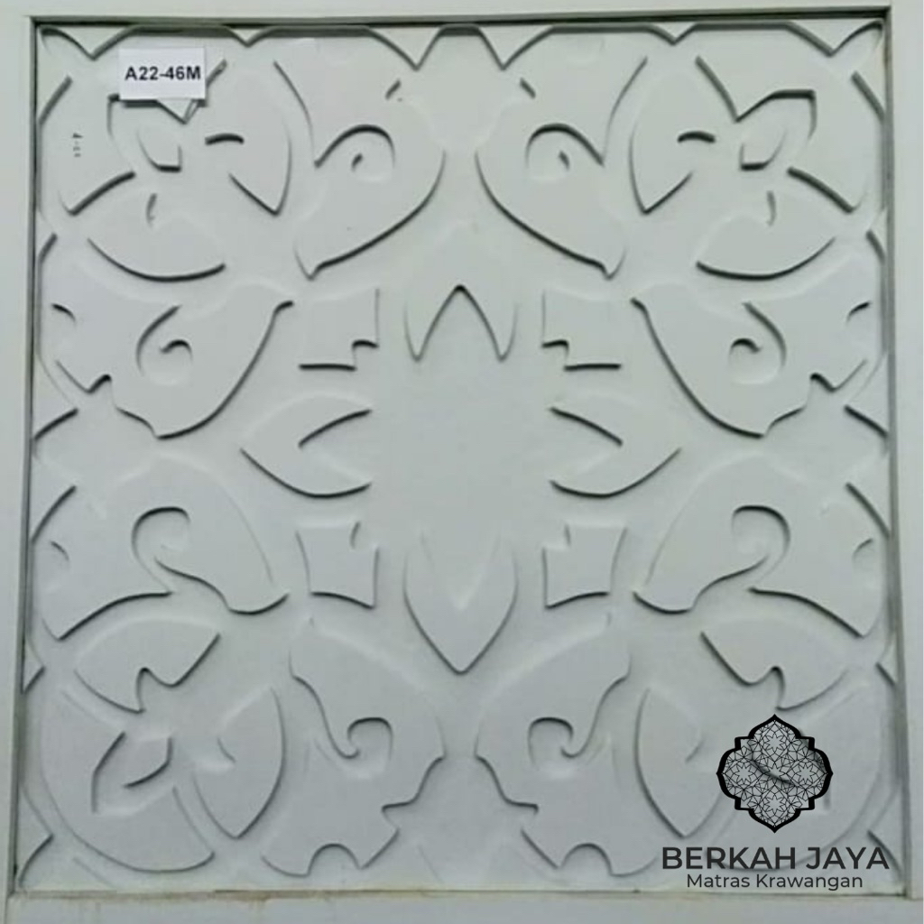 cetakan ornamen dinding ukir bahan spon