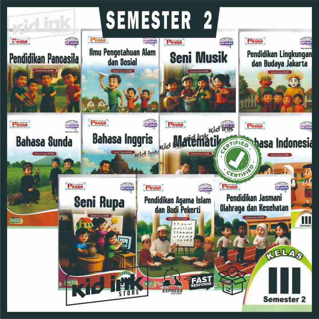 LKS KELAS 3 SEMESTER 2 TERBARU PINDAI