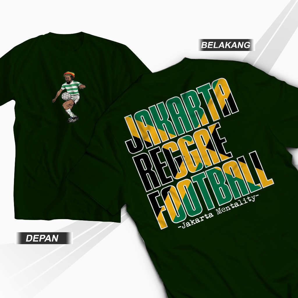 TShirt Jakarta Reggae Football Tshirt Football Culture Reggae
