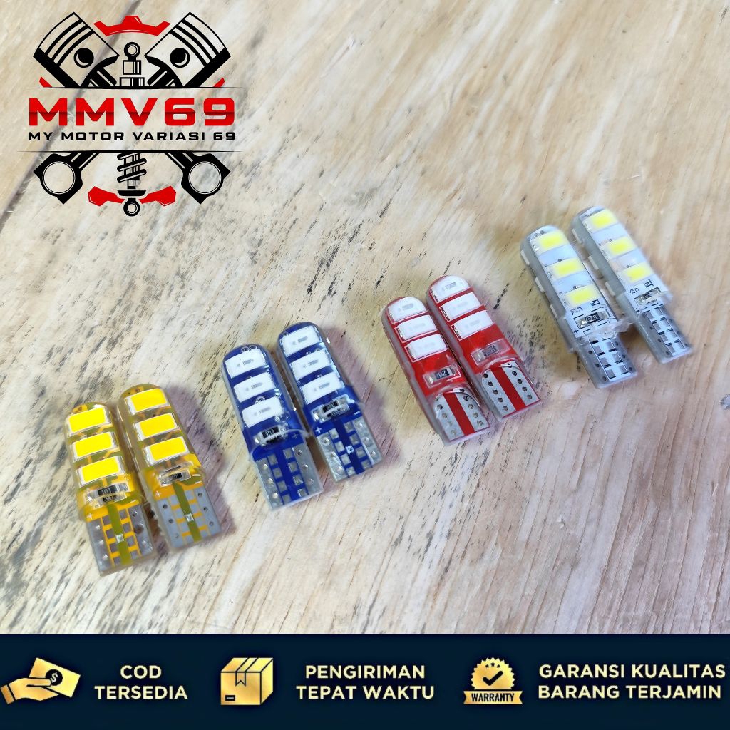 LAMPU SEN LED SENJA T10 JELLY KEDIP DOP SEIN KEDIP SEIN FLASH LED MOTOR