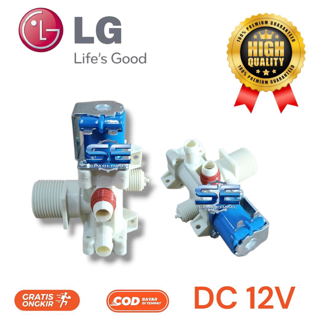T2185VS2M Lg Selenoid Water Inlet Valve Mesin Cuci Lg Top Loading Smart Inverter Dc12v T2185VS2M