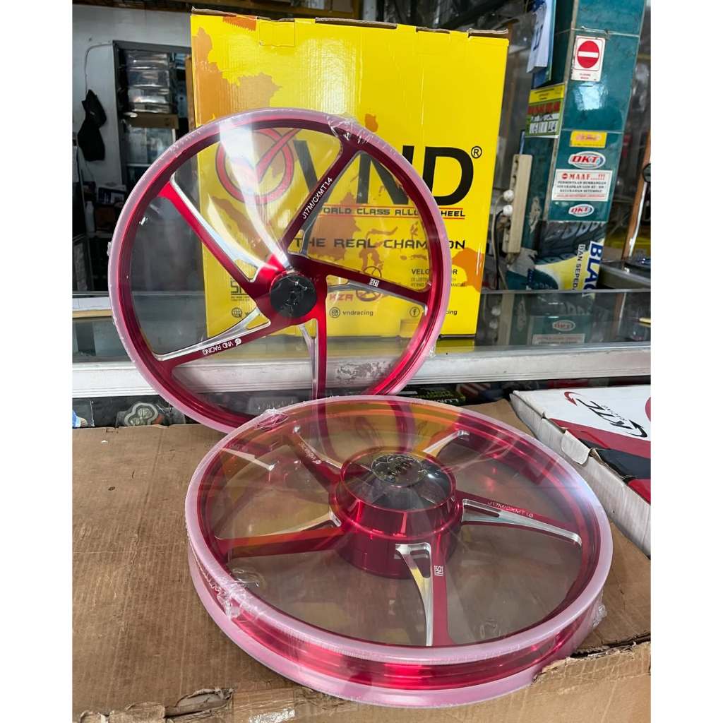 VELG VND KZR MERAH JUPITER Z VEGA R LAMA RXKING RX KING FIZR F1ZR FIZ R F1Z R FORCE1 FORCE 1 140 160