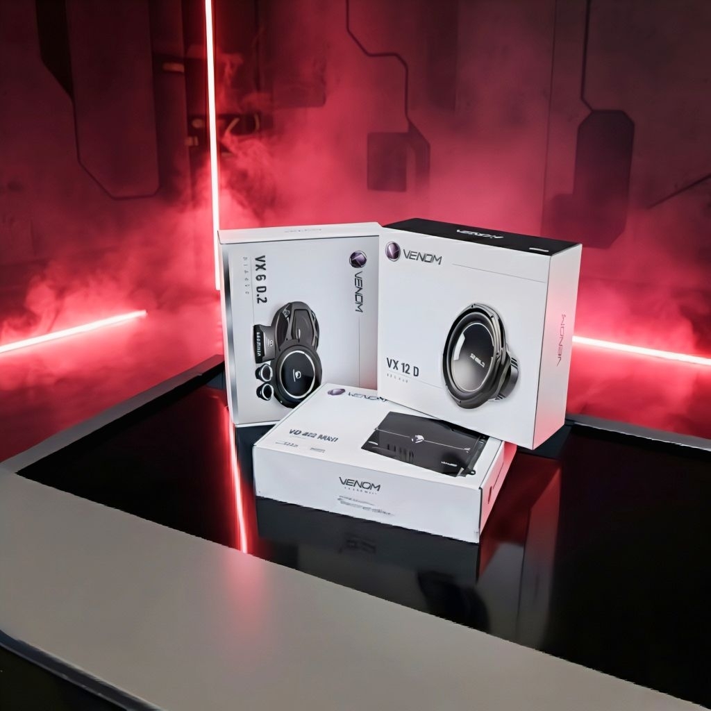 paket Subwoofer Venom Diablo VX12Power Venom 4 channel Diablo V0500.1MKIISPEAKER SPLIT VENOM DIABLO 