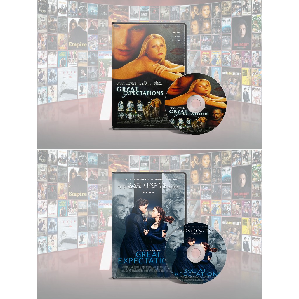 DVD Great Expectations (1998) + DVD Great Expectations (2012)