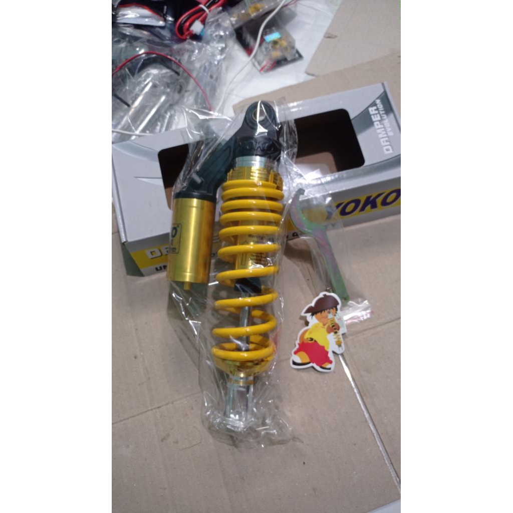 Shockbreaker YOKO All Motor Matic Tabung Beat Vario Mio Lexi Model JLT1 140 305 Single Shock Kualita
