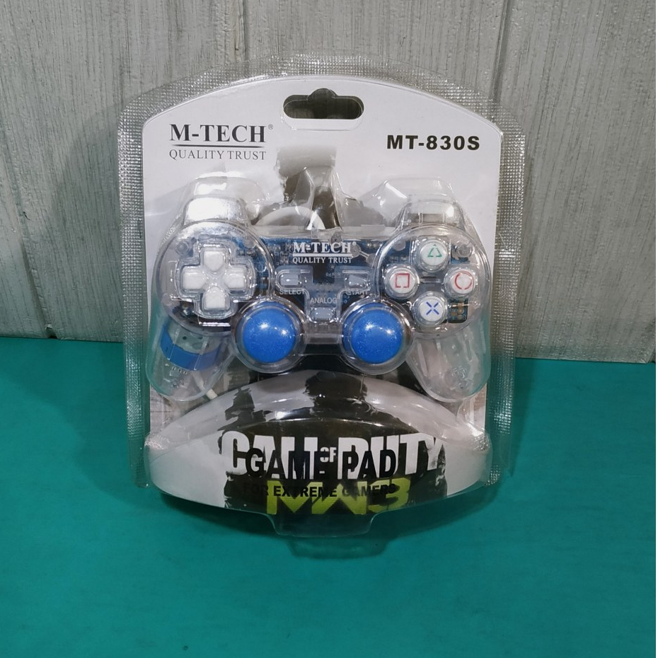 USB Game Pad Stik Game PS MTech Joystick PC & Laptop Dobel / Single