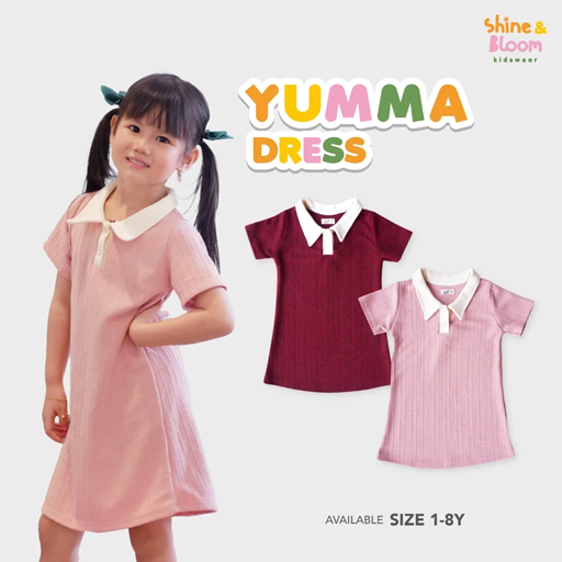 Giggles - Yumma Dress | Shine&Bloom (Dress Anak Perempuan)