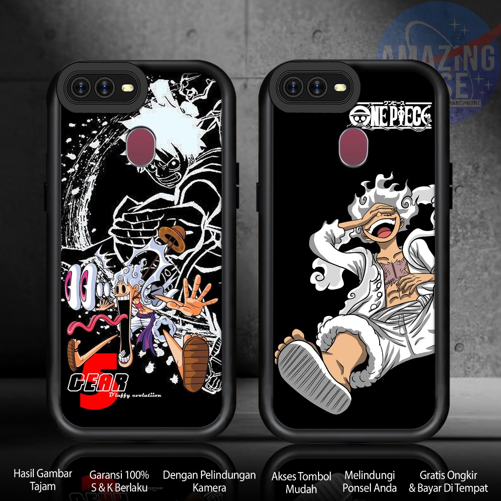 Softcase Glass kaca For OPPO F9 F9 PRO REALME 2 PRO AX7 GEAR5 Casing Handphone Case Hp Procamera