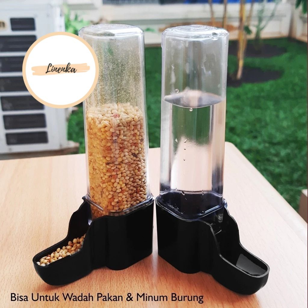 CEPUK DISPENSER PAKAN MINUM BURUNG PANJANG CEPUK BURUNG LOVEBIRD