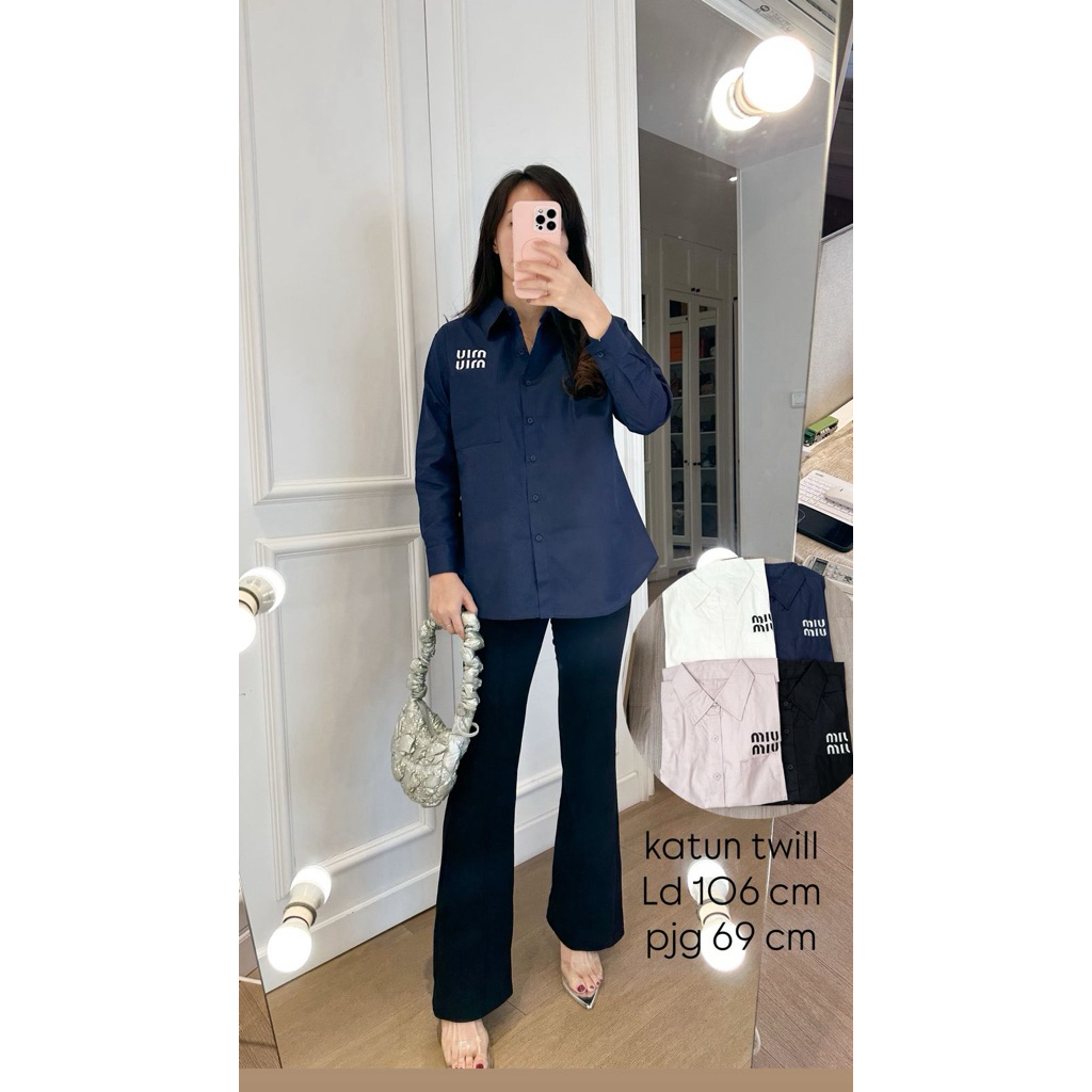 KYUTIMORE 961 kemeja miu miu