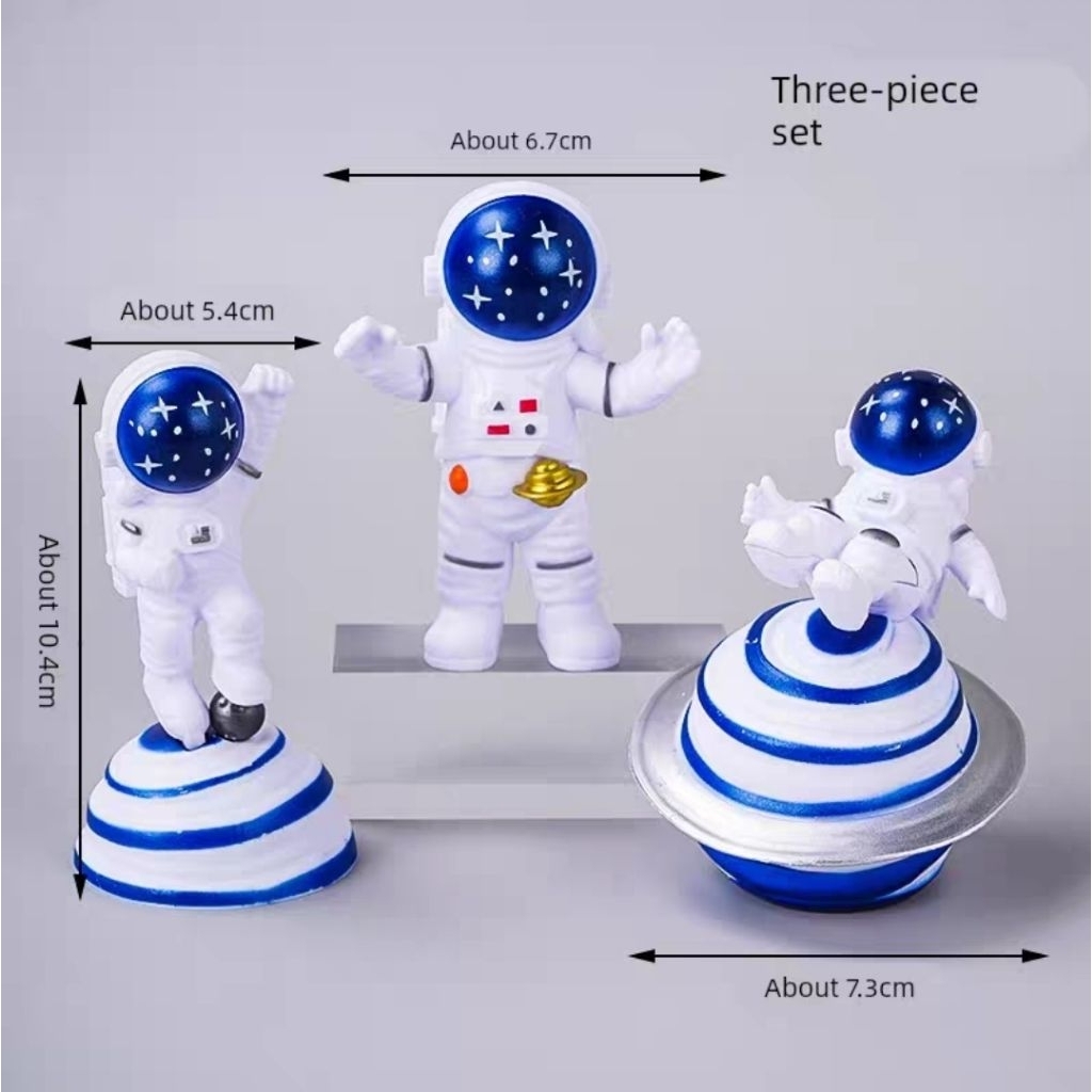Topper Kue Astronot - Pajangan Astronot - Astronaut - hiasan kue ulang tahun