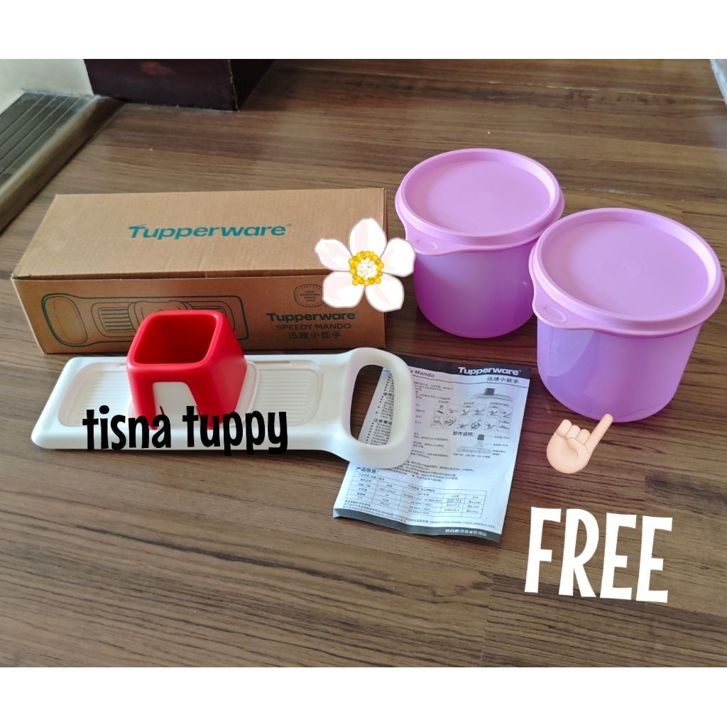 Sentra Living Speedy Mando Tupperware Alat Iris Bawang