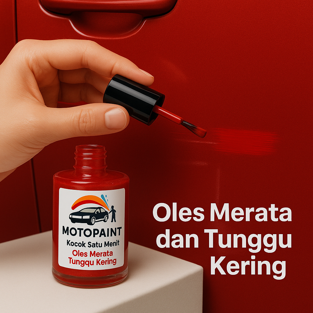 Cat Oles Mobil – Cat Baret Mobil – Touch Up Paint Lunar Silver NH830M Honda Brio Warna Silver Metali