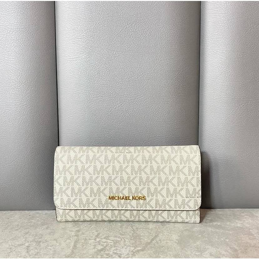 dompet panjang cewek michael kors kd010  Wallet Vanilla ready stock