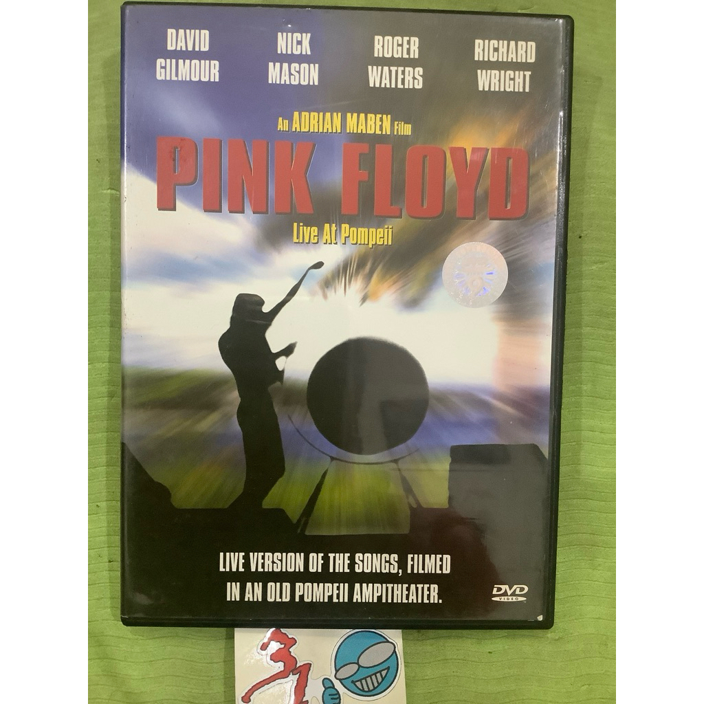 dvd lagu musik Pink Floyd live at Pompeii