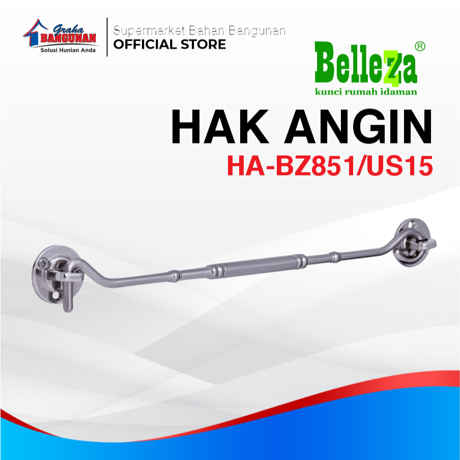 BELLEZZA HAK ANGIN HA-BZ851/US15 PENAHAN JENDELA ( WINDOW LOCK )