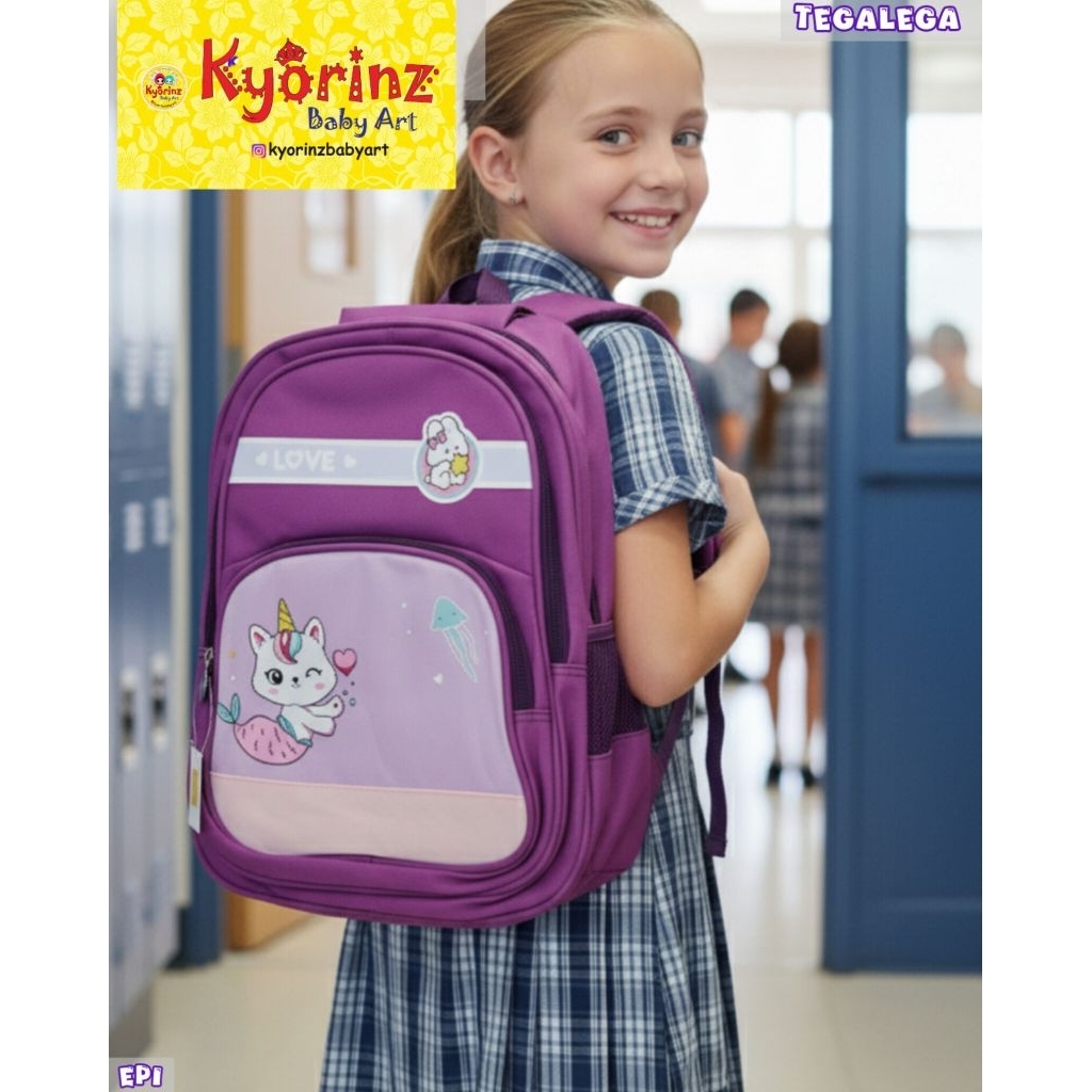 Kyorinz - Tas Sekolah Anak cewek Tas Ransel Sekolah Import Anak cewek Tas Sekolah