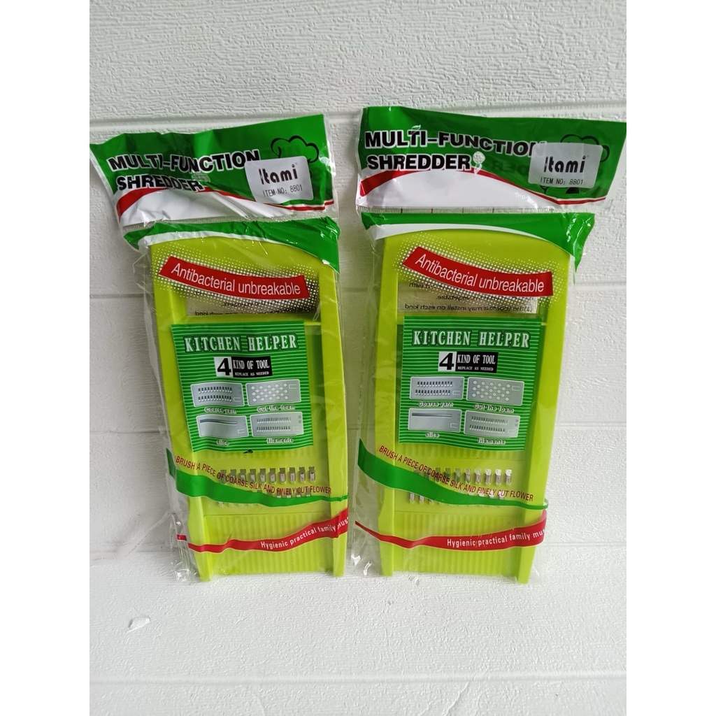 Parutan Serba Guna Plastik 4 Mata Besar / Parutan Keripik Plastik