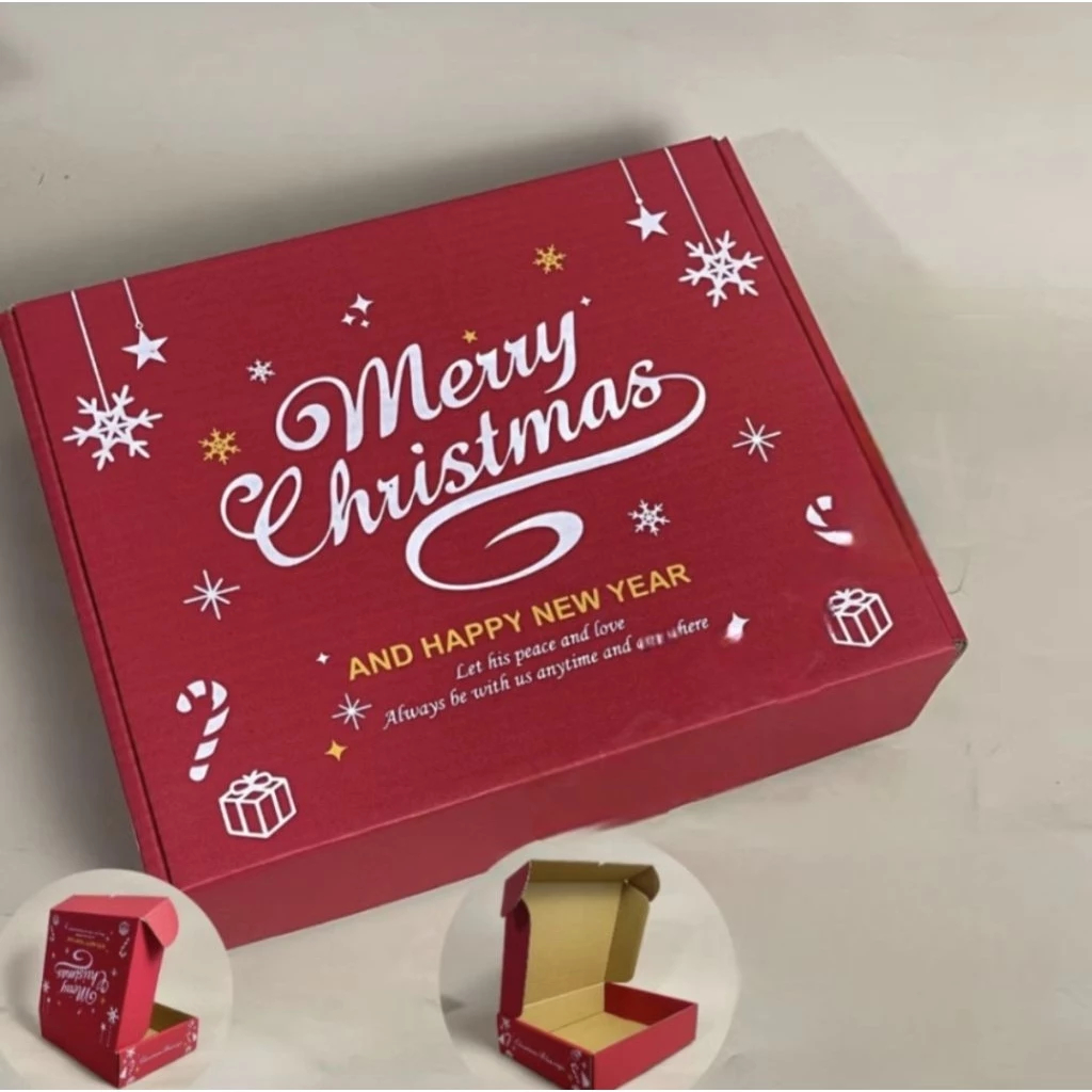 Kardus box Die cut Eflute NATAL 30x25x8cm