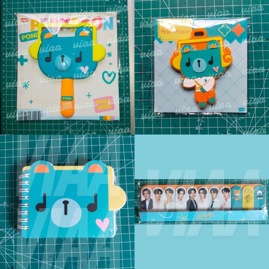 Permpoon Hand Mirror Rubber Tag Pocket Note We Are Sticky Bookmark Forever Fancon PondPhuwin