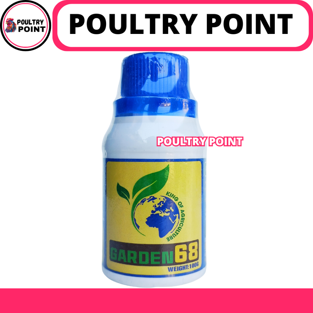 Garden 68 100 gram - Pupuk Hayati Multifungsi - Pupuk Organik Multifungsi - Garden 68 ORIGINAL - Roo