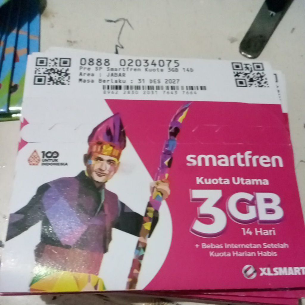 kartu perdana smartfren 3gb
