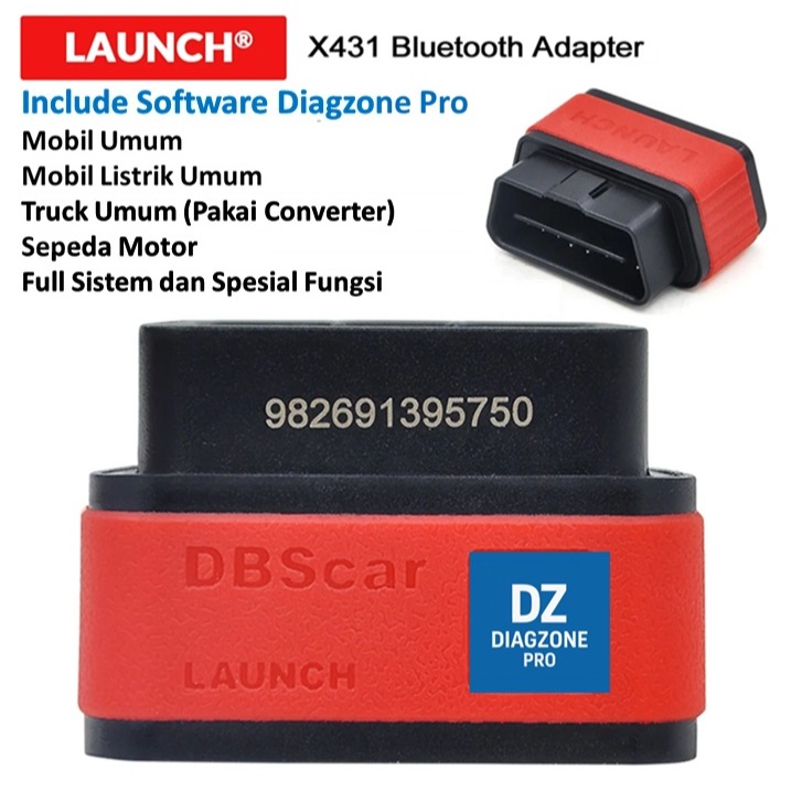 LAUNCH X431 DBScar 5 FULL SOFTWARE DIAGZONE PRO SIAP PAKAI