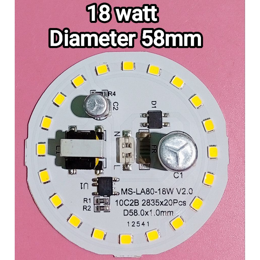 PCB LED AC MSL 18 WATT