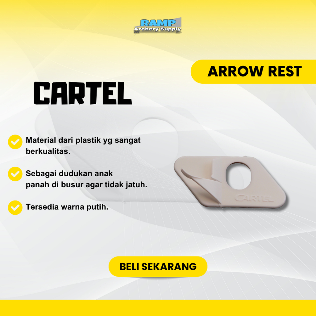 Arrow Rest Cartel Putih | Arrow Rest Cartel Original