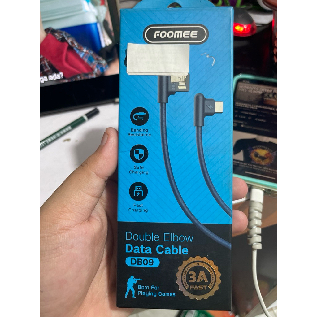 Foomee DB09 Double Elbow Data Cable