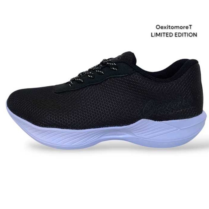 SEPATU SEKOLAH HITAM POLOS / SEPATU SEKOLAH OLAHRAGA & OUTDOOR / SEPATU KETS FULL BLACK PRIA WANITA