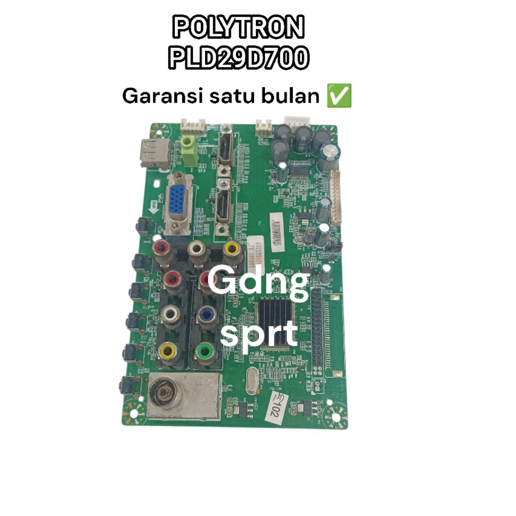 Mb Polytron pld29d700 pld 29d700 mainboard mobo modul mesin tv