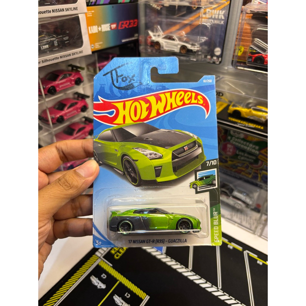 HOTWHEELS NISSAN GTR-R35 GUACZILLA TFOX