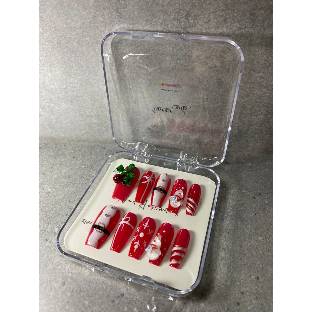 [HAVENLY_NAIL] PRESS ON NAIL HOLIDAY CHEER CHRISTMAS NATALAN KUKU PALSU NATAL 2025 CHRISTMAS EDITION