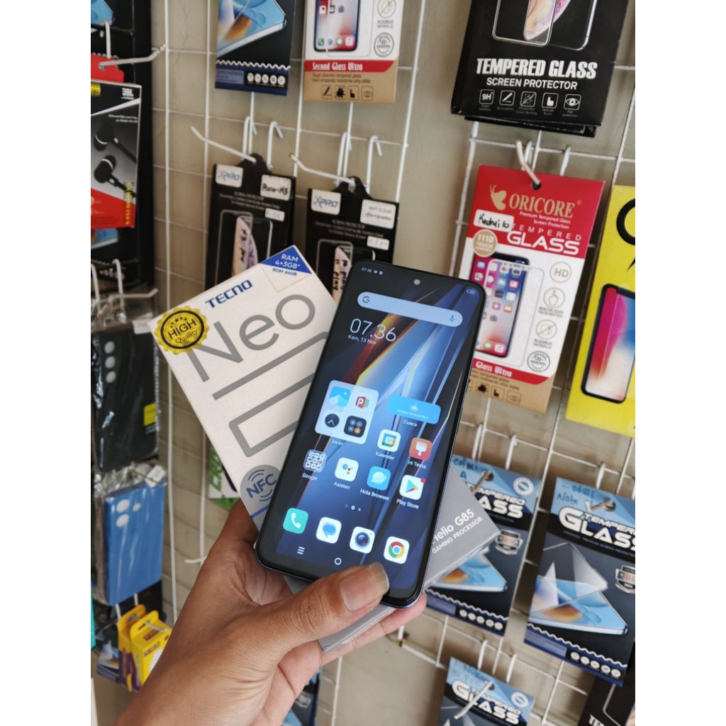 tecno pova neo 2 Ram 4/64gb second fullset