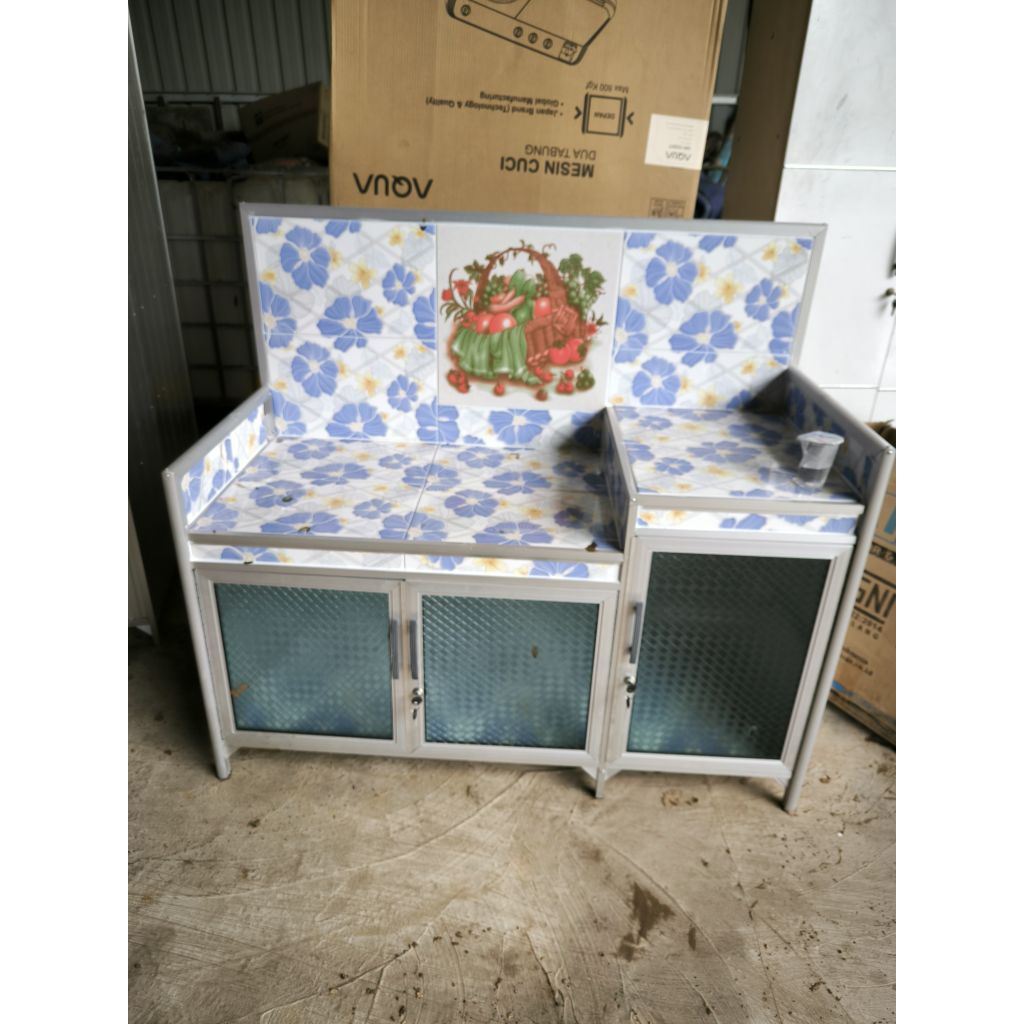 LEMARI KOMPOR RAK KOMPOR BARU 6 KERAMIK FREE ONGKIR PALEMBANG