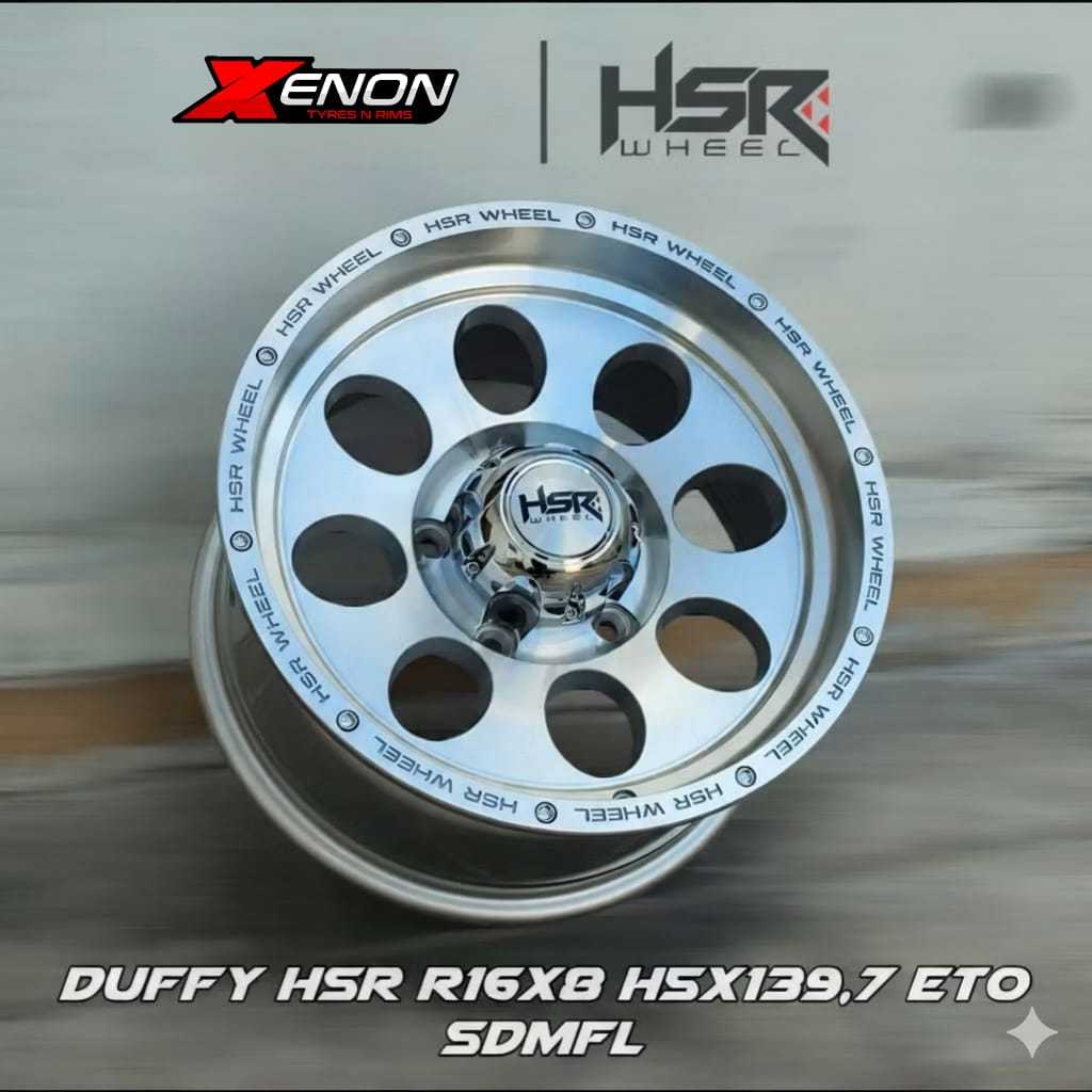 Velg Hsr Duffy Ring 16 Inch Untuk Jimmy Katana Escudo Feroza Faft Escudo || Velg Mobil Hsr R16