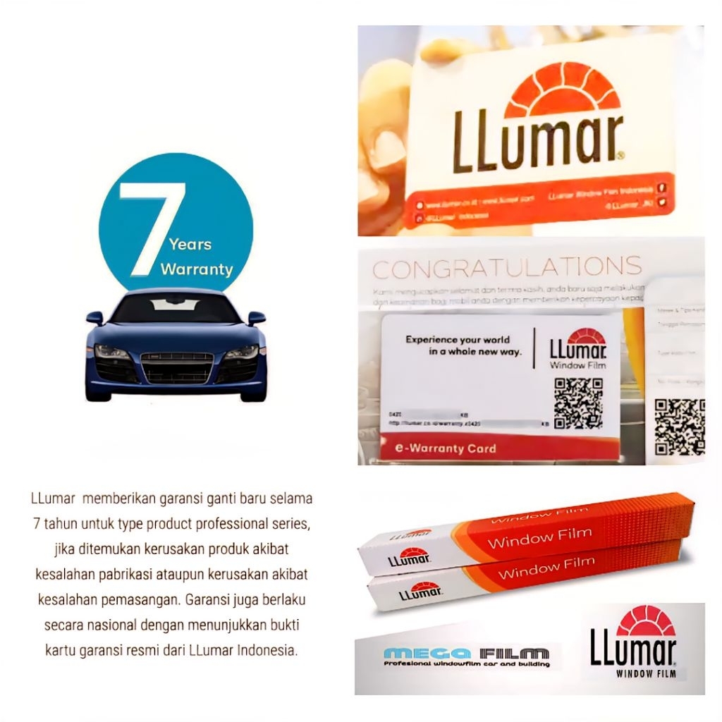 KACA FILM lLUMAR ORIGINAL GARANSI RESMI