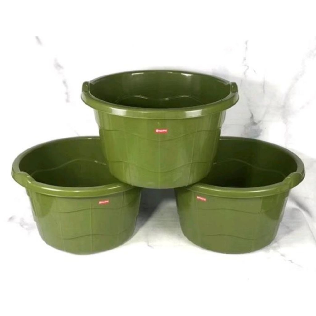 Bak 45 liter Bak air kamar mandi besar Bak plastik ukuran Jumbo