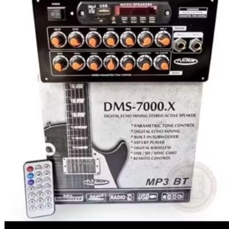 KIT POWER AKTIF MP3 BLUETOOTH KIT POWER AMPLIFIER MIXING SMS 7000 X