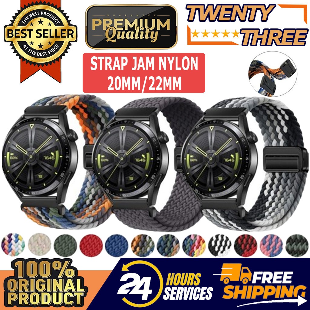 Strap Redmi Watch 5 Active Nylon / Watch 5 Lite Tali Redmi Watch 5 Lite Strap Watch 5 Active Magnet